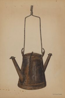 Two Spouted Torch, c. 1942. Creator: William Frank