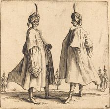 Two Turks, 1617 and 1621. Creator: Jacques Callot
