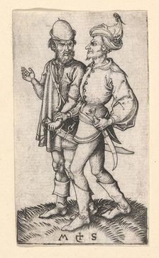 Two Turks, ca. 1435-1491. Creator: Martin Schongauer