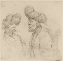 Two Turks. Creator: Stefano della Bella