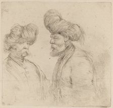 Two Turks. Creator: Stefano della Bella