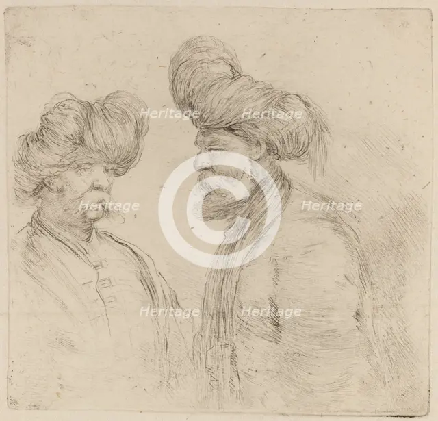 Two Turks. Creator: Stefano della Bella.
