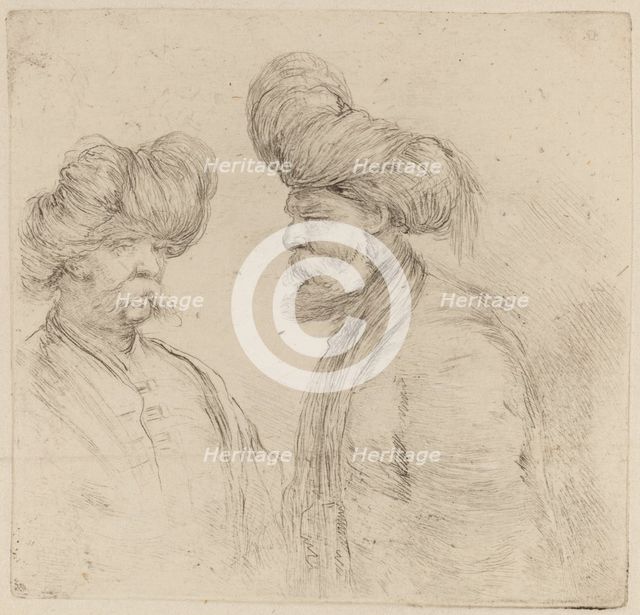 Two Turks. Creator: Stefano della Bella.