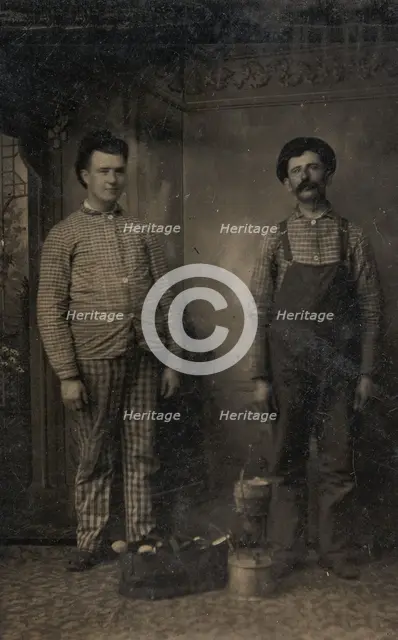 Two Tinsmiths, 1860s-70s. Creator: Unknown.