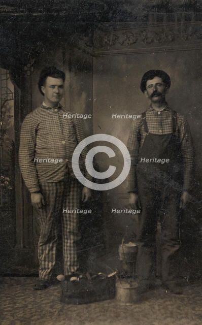 Two Tinsmiths, 1860s-70s. Creator: Unknown.