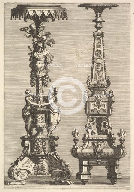 Two Torchères, 1692. Creator: Juan Dolivar.