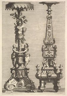 Two Torchères, 1692. Creator: Juan Dolivar