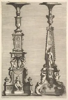 Two Torchères, 1692. Creator: Juan Dolivar