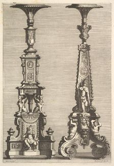 Two Torchères, 1692. Creator: Juan Dolivar