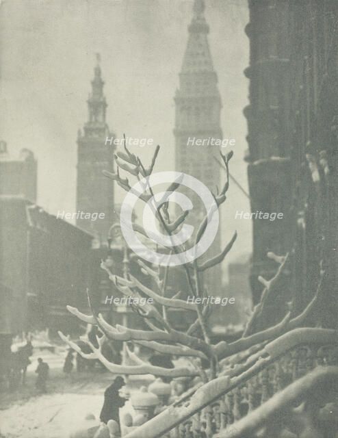 Two Towers, New York, 1911. Creator: Alfred Stieglitz.