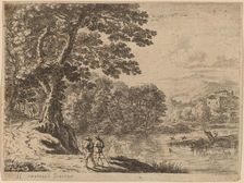 Two Travelers and a Peddler. Creator: Unknown