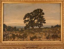 Two trees on the edge of the forest, 1887. Creator: Henri-Joseph Harpignies