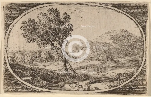Two Trees with Crossed Trunks. Creator: Herman van Swanevelt.