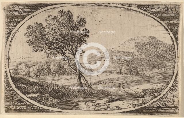 Two Trees with Crossed Trunks. Creator: Herman van Swanevelt.