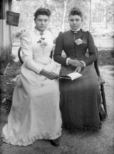 Two unknown ladies, possibly sisters, 1905. Creator: Robert Augustus Henry L'Estrange