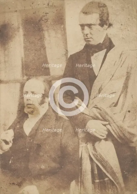 [Two Unidentified Men], 1843-47. Creators: David Octavius Hill, Robert Adamson, Hill & Adamson.