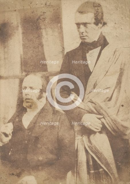[Two Unidentified Men], 1843-47. Creators: David Octavius Hill, Robert Adamson, Hill & Adamson.