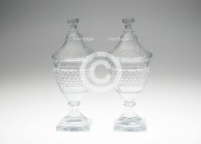 Two Urns, England, c. 1780/1800. Creator: Unknown.