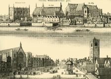 Two Views of Westminster (1881). Creator: Unknown