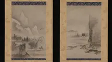 Two Views from the Eight Views of the Xiao and Xiang Rivers, early 16th century. Creator: Kantei