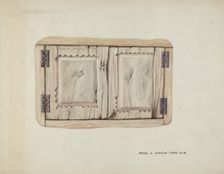 Two Wall Doors, c. 1937. Creator: Majel G. Claflin