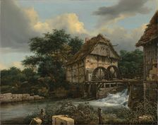 Two Watermills and an Open Sluice, 1653. Creator: Jacob van Ruisdael