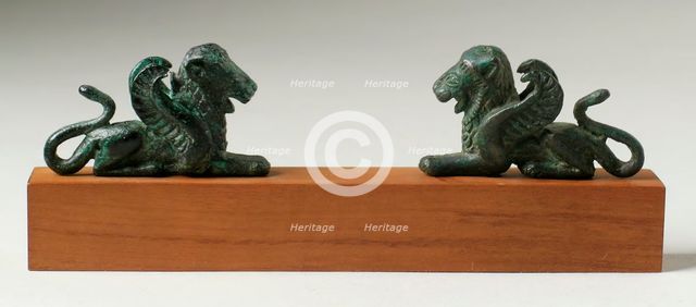 Two Winged Lions, c.500 B.C.. Creator: Unknown.
