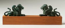 Two Winged Lions, c.500 B.C.. Creator: Unknown