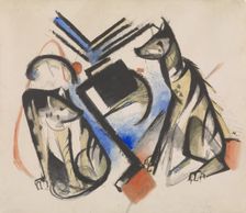 Two Wolves, 1913