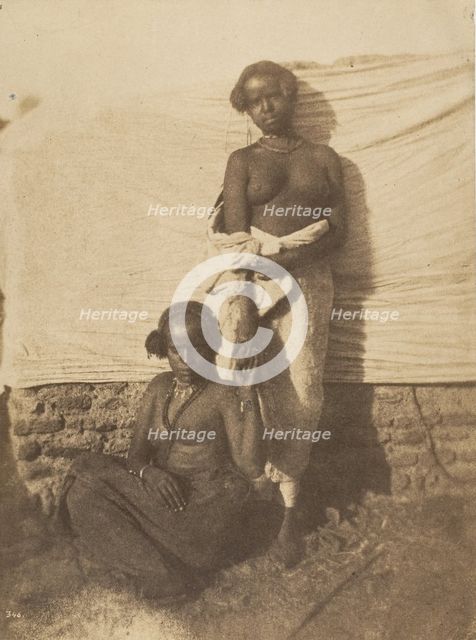 [Two Women], 1852. Creator: Ernest Benecke.