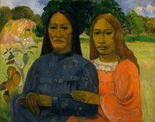 Two Women, 1901 or 1902. Creator: Paul Gauguin