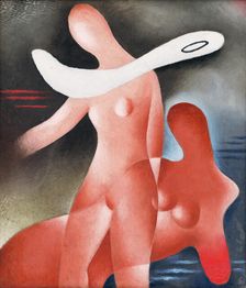 Two Women, 1931. Creator: Mikulas Galanda