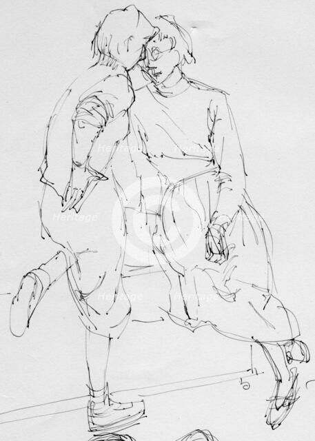 Two women, 1953. Creator: Shirley Markham.