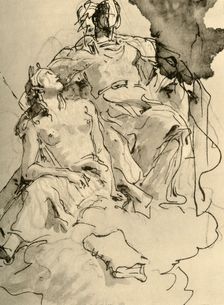 Two Women mid 18th century, (1928). Artist: Giovanni Battista Tiepolo
