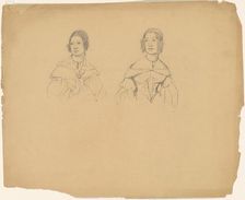 Two Women, c. 1835-1840. Creator: James Goodwyn Clonney