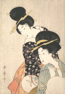 Two Women, ca. 1790. Creator: Kitagawa Utamaro