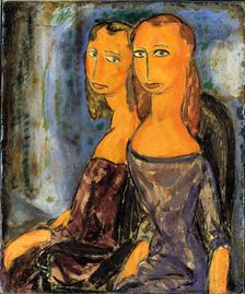 Two Women, ca. 1926. Creator: Alfred Henry Maurer