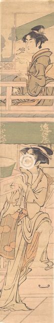 Two Women. Creator: Attributed to Yumiaki Toriyama.