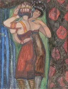 Two women. Creator: Sudeykin, Sergei Yurievich (1882-1946)