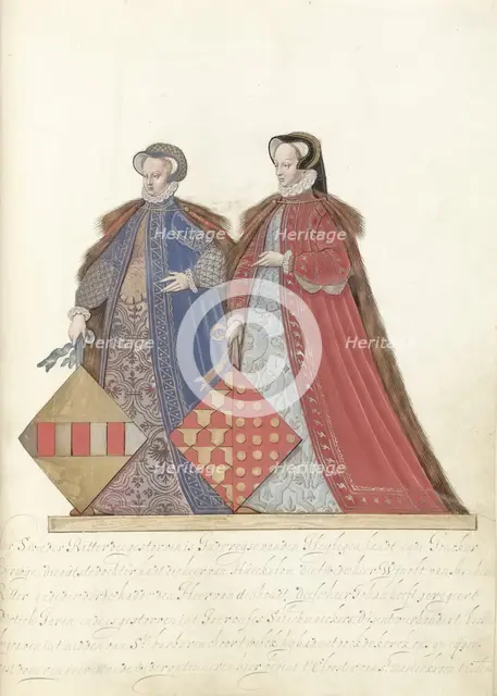 Two women from Culemborg, c.1600-c.1625. Creator: Nicolaes de Kemp.