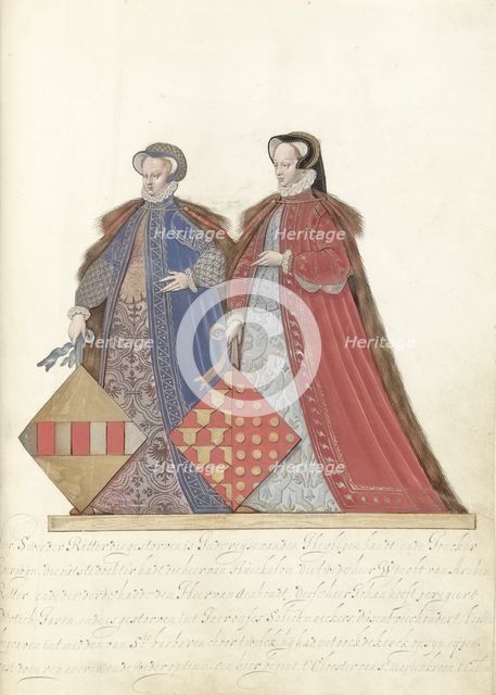 Two women from Culemborg, c.1600-c.1625. Creator: Nicolaes de Kemp.