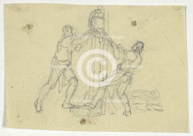 Two Workmen, n.d. Creator: William Henry Pyne.