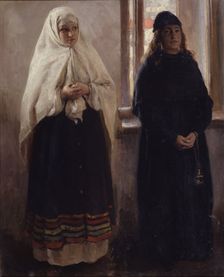 Two Worlds. Artist: Lebedev, Klavdi Vasilyevich (1852-1916)