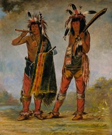 Two Young Men, 1835 or 1836. Creator: George Catlin