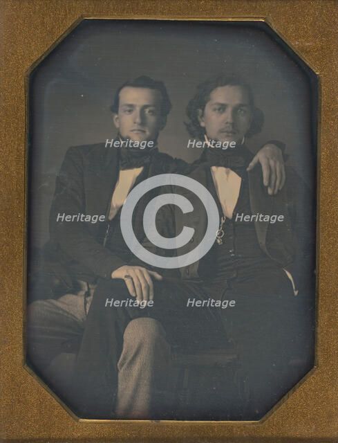 Two Young Men, ca. 1850. Creator: Unknown.