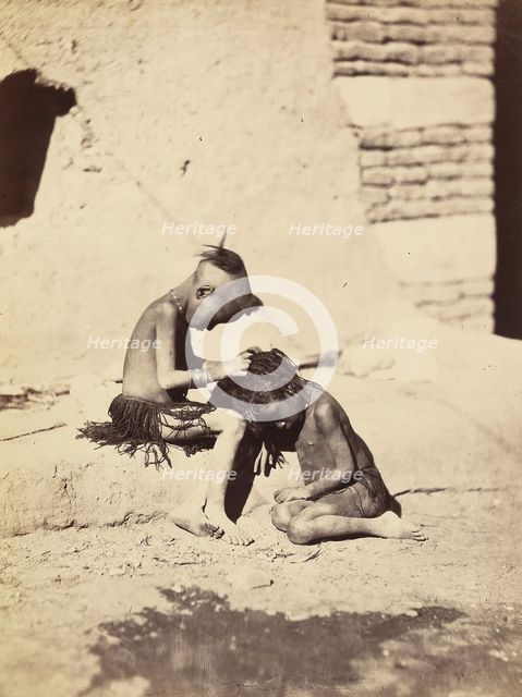 [Two Young Nubians], ca. 1857. Creator: Unknown.