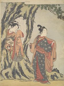 Two Young People, 1725-1770., 1725-1770. Creator: Suzuki Harunobu