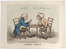 Twopenny Cribbage, [October 1, 1799], reissued 1810., [October 1, 1799], reissued 1810. Creator: Thomas Rowlandson
