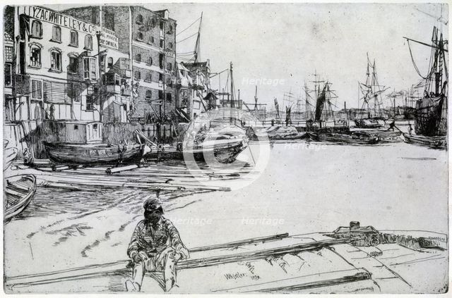 'Tyzac Whiteley and Co', 1859 (1904).Artist: James Abbott McNeill Whistler