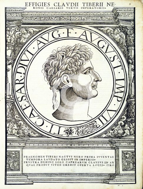 Tyberius Nero (42 BC - 37 AD), 1559.